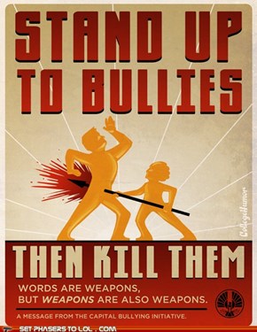 Hunger Games Bullying Poster