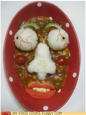Waiter, there's a Face in my Curry!