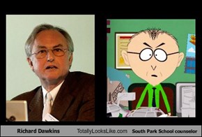 Richard Dawkins Totally Looks Like South Park School counselor