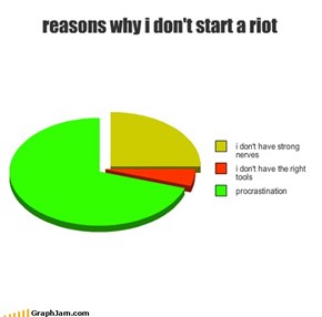reasons why i don't start a riot