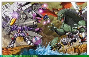 Godzilla and Transformers WHAT ELSE DO YOU WANT!
