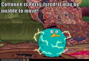 Cottonee is Perry-lyzed! It may be unable to move!