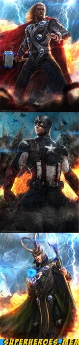 The avengers by Johnson Ting