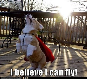 I believe I can fly!