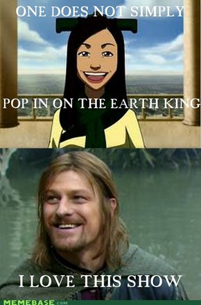 He keeps up with Korra as well.