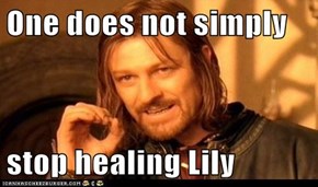 One does not simply  stop healing Lily