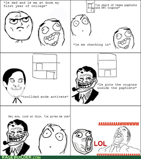 Trolling Vegans