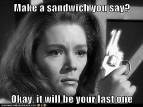 Make a sandwich you say?  Okay, it will be your last one