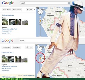 Smooth Criminal on Google Maps