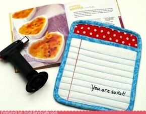 DIY Notepad Hot Pads