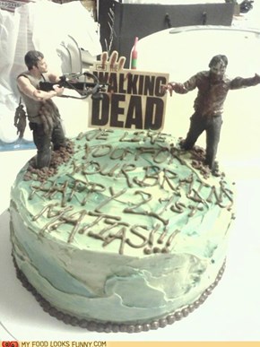 Walking Dead Cake