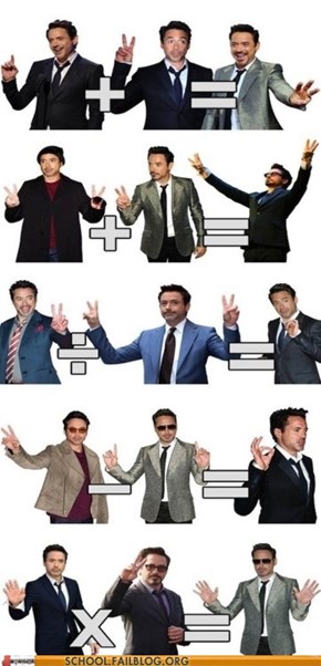 Robert Downey Jr. Teaches Math Now