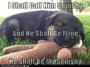 I Shall Call Him Squishy And He Shall Be Mine He Shall Be My Squishy