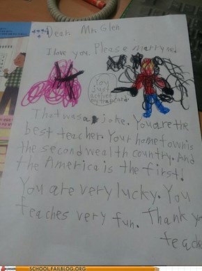 Marrying First Graders is Probably Against the Law