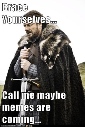 Brace Yourselves...  Call me maybe memes are coming...