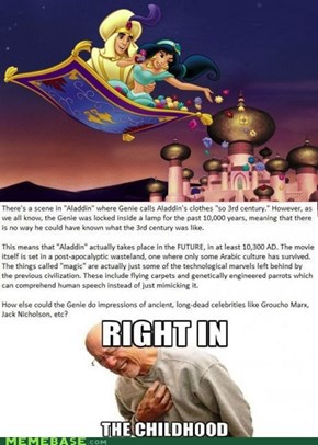 Right in the Agrabah