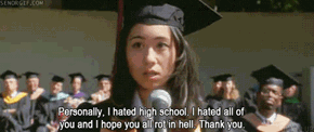 When Someone from high school friends me on facebook