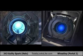 343 Guilty Spark (Halo) Totally Looks Like Wheatley (Portal 2)