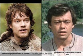Theon Greyjoy from Game of Thrones Totally Looks Like young Nikolai Karachentsov, Russian actor