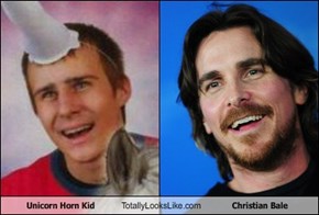 Unicorn Horn Kid Totally Looks Like Christian Bale