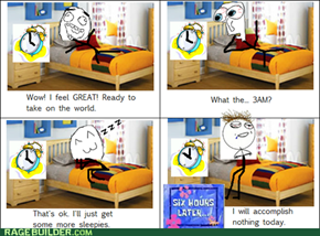 Waking up at 3AM is never a good thing.