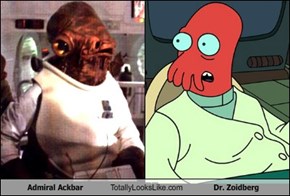 Admiral Ackbar Totally Looks Like Dr. Zoidberg