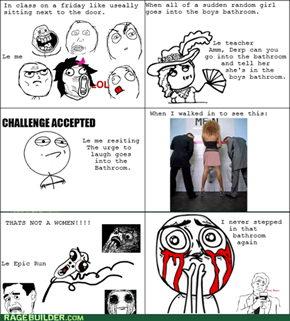 Public Bathroom Rage!