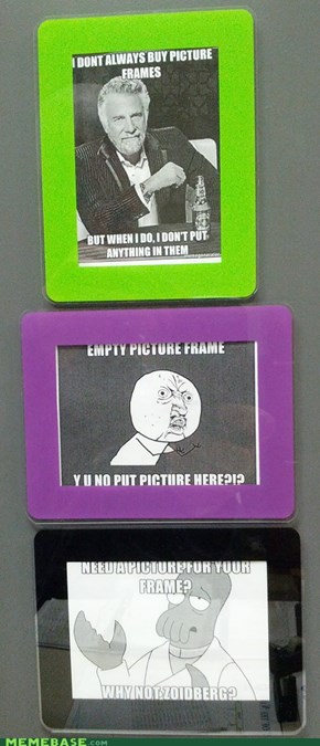 You won't fill the picture frames on your desk?  Ok, I will!