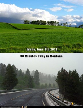 Weather in Montana/Idaho