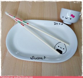 Kawaii Sushi Plate