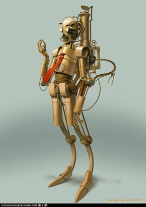 Steam-punk C-3PO