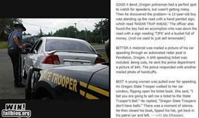 Speeding Ticket Stories WIN!