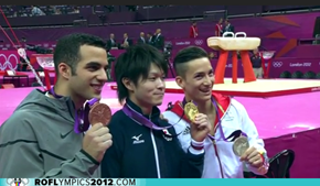 Kohei Uchimura Wins Men's All-Around Gymnastics