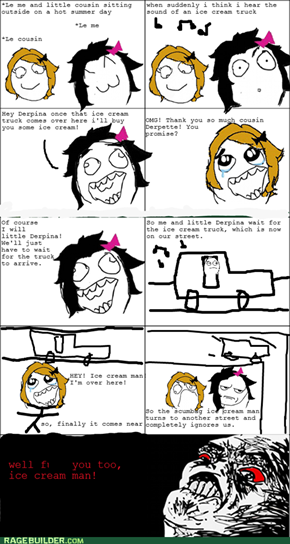 Scumbag ice cream man