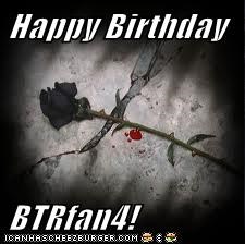 Happy Birthday  BTRfan4!