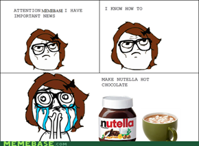 NUTELLA HOT CHOCOLATE!!!!