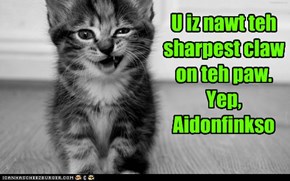 Sharpest claw on teh paw