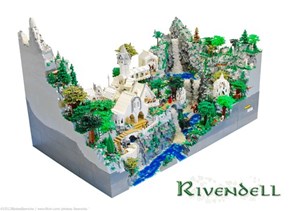 Mind-Blowing LEGO Rivendell of the Day