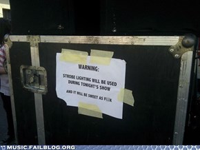That's the Kind of Warning I Like