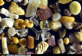 Microscopic View of Sand