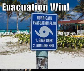 Evacuation Win!