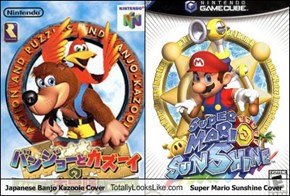 Japanese Banjo Kazooie Cover Totally Looks Like Super Mario Sunshine Cover