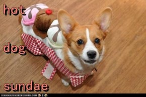 hot  dog sundae