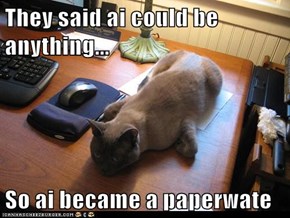 They said ai could be anything...  So ai became a paperwate
