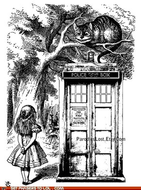 TARDIS in Wonderland