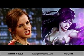Emma Watson Totally Looks Like Morgana