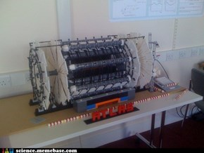 LHC's ATLAS Detector in Lego