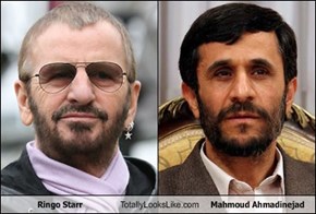 Ringo Starr Totally Looks Like Mahmoud Ahmadinejad
