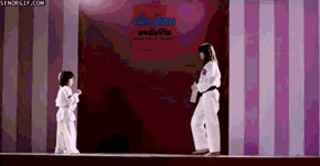 Cool Karate Kid...