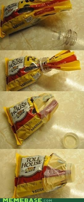 Real life hacks: Tight sealing your open packages
